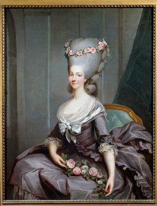 Porträt von Marie Thérèse Louise de Savoie Carignan, Prinzessin de Lamballe