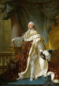 Porträt von König Ludwig XVI. 1754-1793 in seinen Krönungsroben, 1779