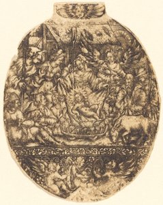Die Anbetung der Hirten von Antoine Jacquard