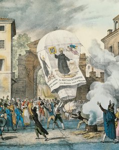 Heißluftballon für den San Giuseppe Tag in Rom (Detail)