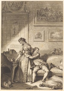 Eine geizige Frau, galanter Betrüger von Antoine Jean Duclos