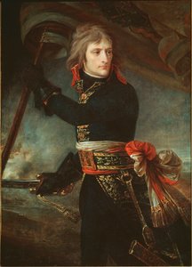 Napoleon Bonaparte an der Brücke von Arcole (17. November)