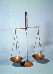 Messinstrument: Waage von Antoine Louis Lavoisier (1746-1794), französischer Chemiker