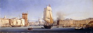 Das Goldene Horn mit der Suleimaniye und der Fatih-Moschee, Konstantinopel von Antoine Leon Morel Fatio