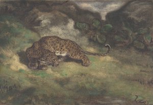 Leopard und Schlange, 1810-75