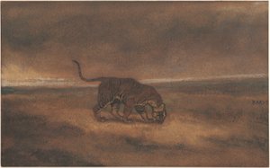 Tiger von Antoine Louis Barye