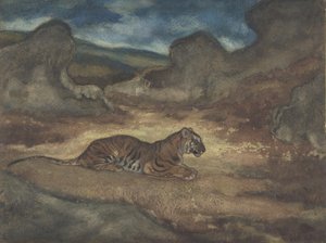 Tiger in der Landschaft, 1810-75