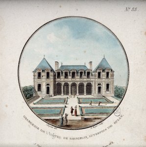 Orangerie des Hôtel de Boisgelin, ehemals de Sully - in „Malerische Ansichten der Hauptgebäude von Paris“ von Sergeant