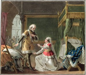 Die heldenhafte Hingabe von Marguerite von Provence (1219-95), 1787