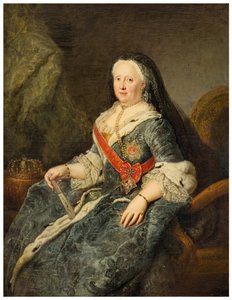 Johanna Elisabeth, Prinzessin von Anhalt-Zerbst von Antoine Pesne