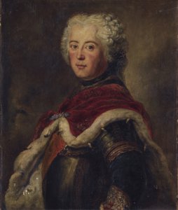 Porträt von Friedrich II. von Preußen, 1712-1786 von Antoine Pesne