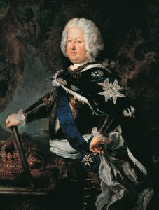 Porträt von Stanislaw I. Leszczynski von Antoine Pesne