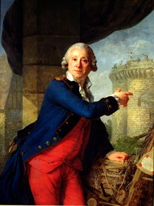 Jean-Henri (1725-1805) Chevalier de Latude von Antoine Vestier