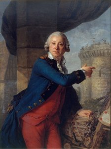 Porträt von Henri Masers de Latude 1725-1805