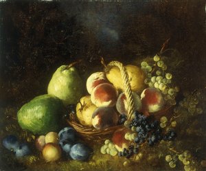 Ein Korb mit Früchten