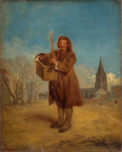 Savoyarde mit Murmeltier, auch bekannt als „Das Murmeltier“