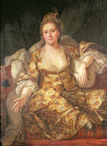 Annette, Comtesse de Vergennes im orientalischen Kostüm von Antoine de Favray