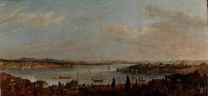 Panoramablick auf Istanbul, zweite Hälfte des 18. Jahrhunderts von Antoine de Favray
