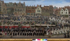 Prozession der Sablon-Mädchen in Brüssel