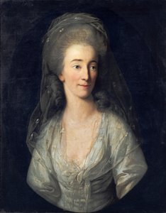 Porträt der Johanna Isabella von Broizem von Anton Graff