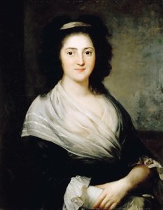 Porträt von Henriette Herz, geb. De Lemos 1764-1847, 1792 von Anton Graff