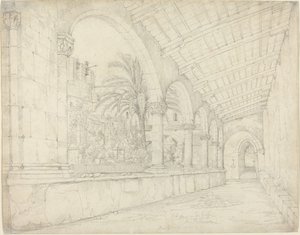 Das Kloster von Santa Maria di Gesù in Palermo von Anton Hallmann