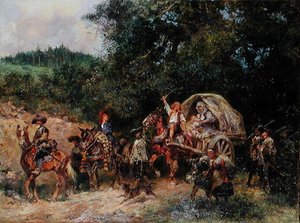 Tross, um 1900 von Anton Hoffmann