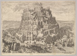 Der Turm von Babel von Anton Joseph von Prenner