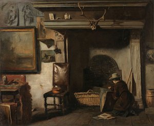 Das Atelier des Haarlemer Malers Pieter Frederik van Os