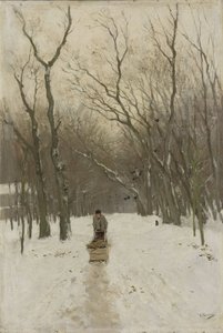 Winter in den Scheveninger Wäldern von Anton Mauve