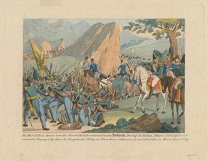 Die Armee von Graf Ivan Ivanovich Diebitsch überquert die Balkans von Anton Paul Eisen