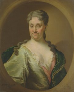 Porträt von Barbara Lutken, 1718