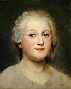 Porträtstudie einer Dame von Anton Raphael Mengs