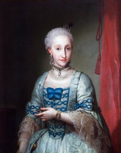Porträt von Infantin Maria Josefa von Spanien von Anton Raphael Mengs