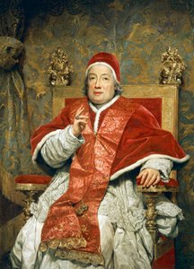 Porträt von Papst Clemens XIII. Rezzonico von Anton Raphael Mengs