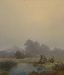Herbstmorgen von Anton Zwengauer