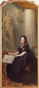Porträt von Maria Theresia, Kaiserin des Heiligen Römischen Reiches von Anton von Maron