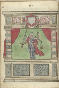 Personifikation der Gerechtigkeit von Antoni van Leest