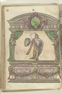 Szene mit Personifikation der Vorsicht (Prudentia), 1578 von Antoni van Leest