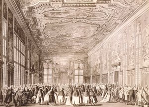 Herzogliche Gesellschaft, Bankett des Dogen von Venedig zu Ehren der Vertreter ausländischer Delegationen