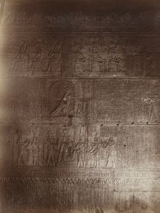 Tempelinneres, Philae von Antonio Beato