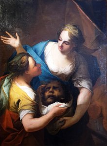 Judith übergibt ihrer Magd den Kopf von Holofernes