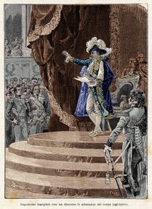 Napoleon Bonaparte eröffnet mit einer Rede die Sitzungen des Gesetzgebenden Körpers von Antonio Bonamore