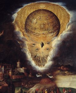 Szenen der Passion: Himmelfahrt (Detail) von Antonio Campi