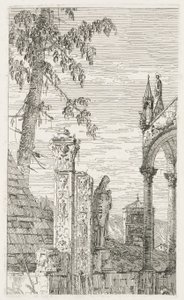 Ansichten: Fragmente von Skulpturen, 1735-1746 von Giovanni Antonio Canal