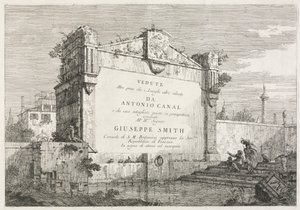 Ansichten: Titelseite, 1735-1746 von Giovanni Antonio Canal