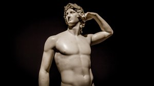 Die antike Skulptur Apollo krönt sich selbst - 1782 - Antonio Canova, 2019