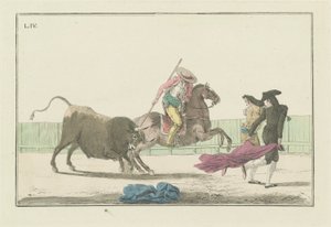 Tafel IV, aus der Serie Colección de las principales suertes de una corrida de toros (Sammlung der Hauptaktionen in einem Stierkampf)
