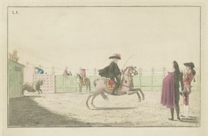 Tafel I, aus der Serie Sammlung der Hauptaktionen eines Stierkampfes von Antonio Carnicero