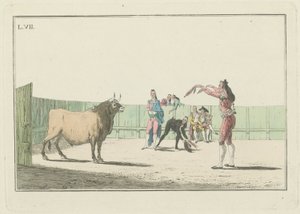 Tafel VII, aus der Serie Colección de las principales suertes de una corrida de toros von Antonio Carnicero